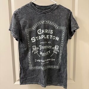 Chris Stapleton Tennessee Whiskey Tour T-Shirt Small Vintage Look Concert Tee